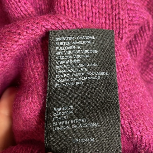 Anthropologie | Women’s Blair Turtleneck Wool Blend Sweater Size Small - Picture 5 of 7